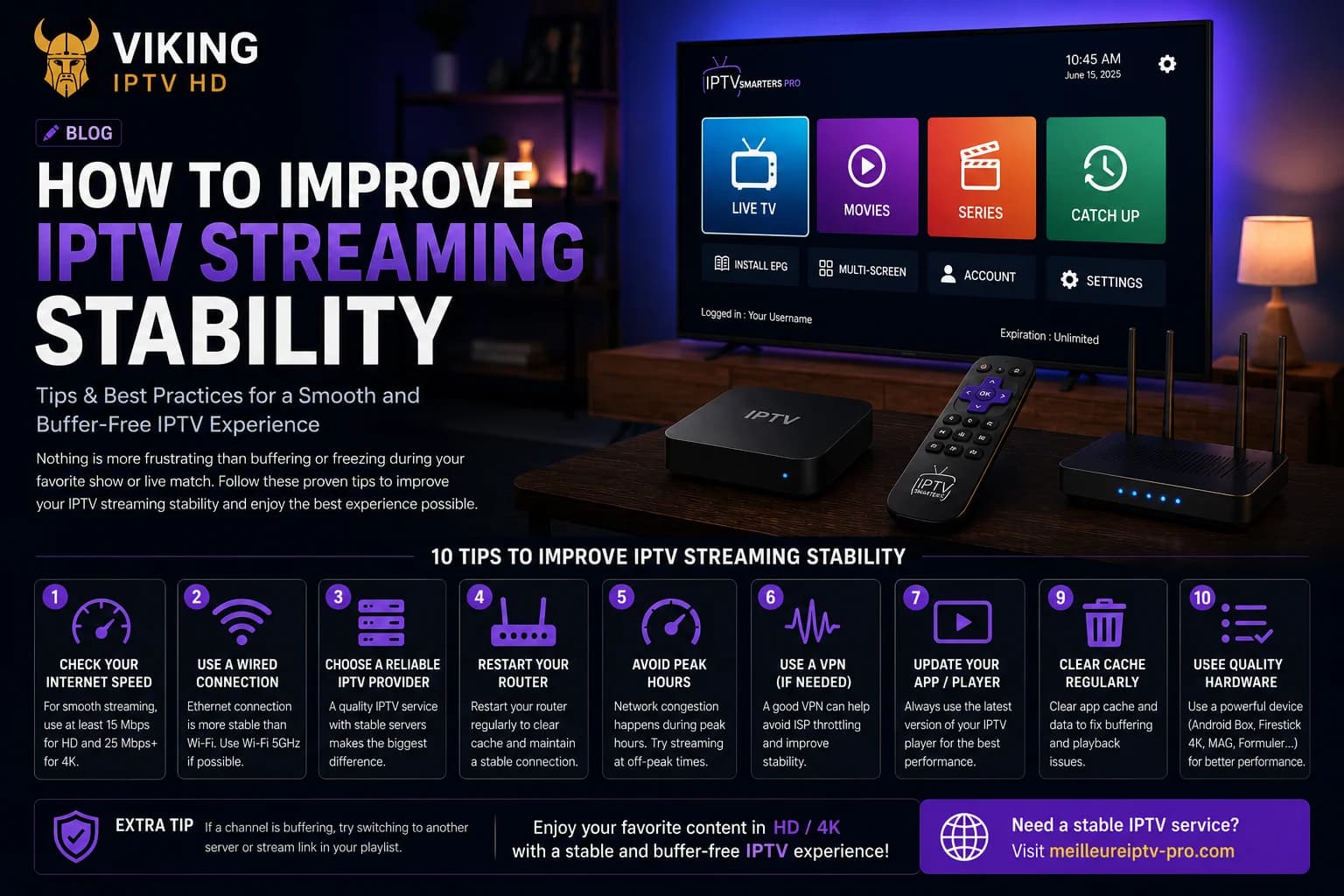 IPTV streaming stability and performance guide