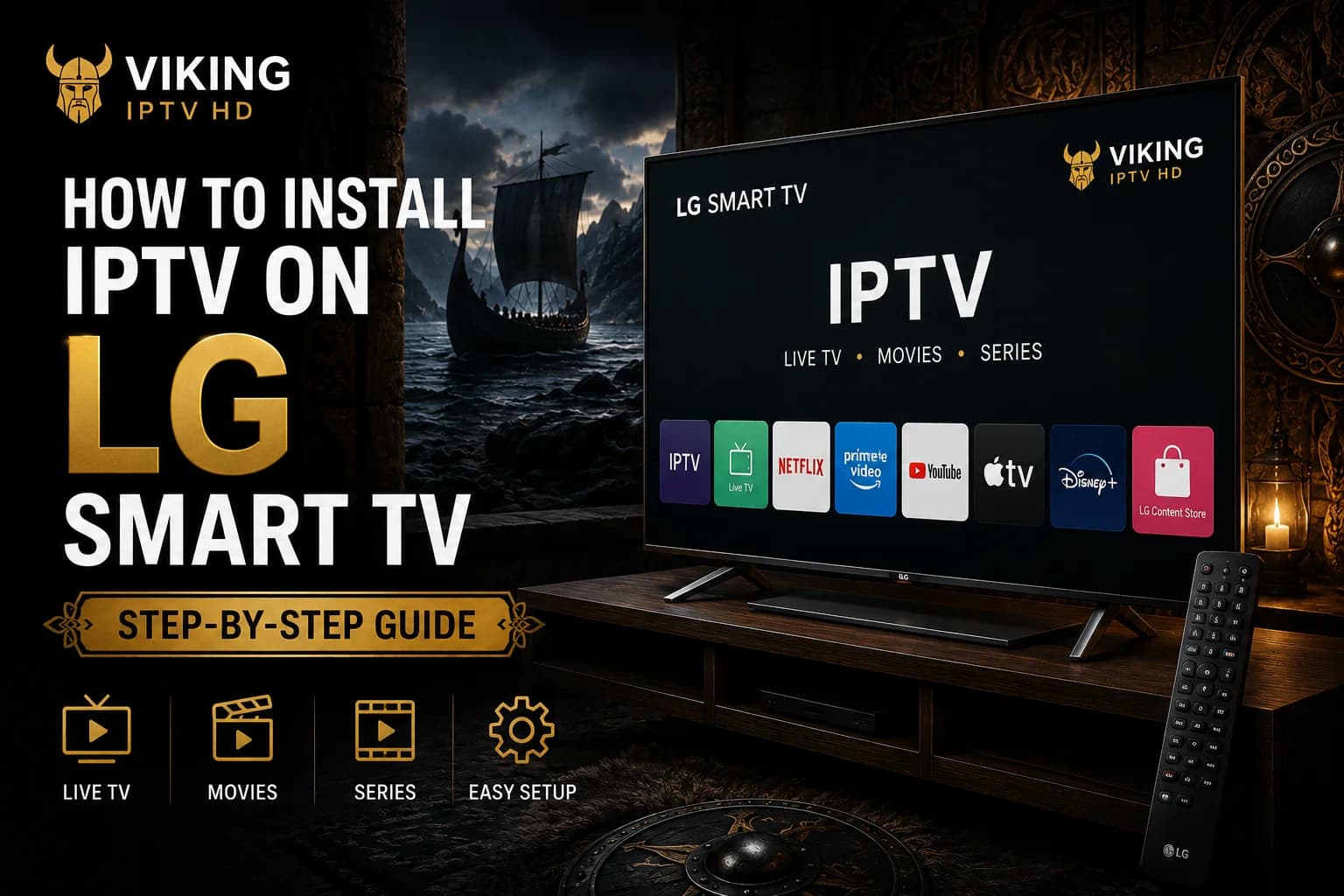 LG Smart TV IPTV installation guide