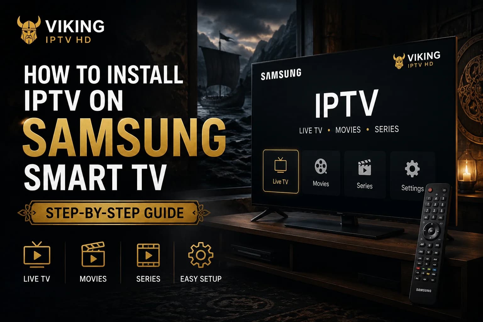 Samsung Smart TV IPTV setup guide