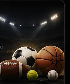 Football and basketball sports equipment